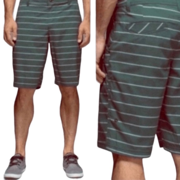 lululemon athletica Other - LULULEMON Grey Kahuna 2.0 Stripe Men’s Shorts 34